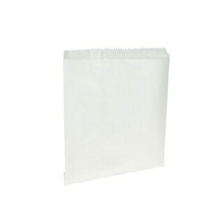 Flat White Confectionery Paper Bag - 235x295 - No. 6 - UniPak