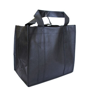 Small Grocer Bag - BLACK - Ecobags