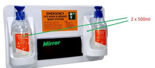 Emergency Eye and Wound Wash Station (1 x 500ml)