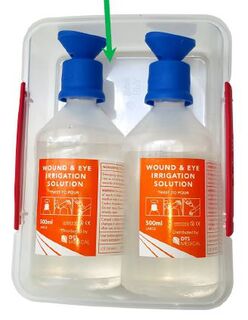 Emergency Eye and Wound Wash Station (1 x 500ml)