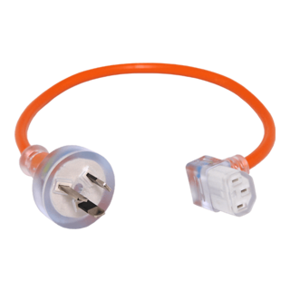 Short Lead IEC Type,  420mm, 10Amp (700 ) - Pacvac