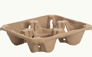 4 Cup Carrier Tray - FSC® RECYCLED - Ecoware