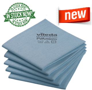 PVA Microfibre Cloths Pack 5 - Vileda