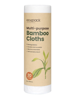 Bamboo Cloths Multi-Purpose Rolls - Ecopack