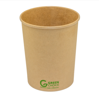 Soup Bowl 32oz Kraft - Green Choice