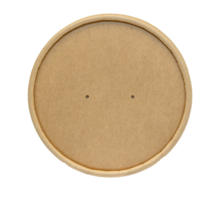 Soup Bowl Lids 26oz/32oz Kraft - Green Choice