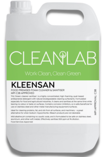 KLEENSAN Food Premises Foaming Cleaner & Sanitiser 5L - CleanLab