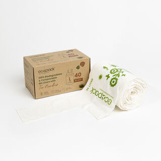 36Litre Bin Liner Compostable Bulk - Ecobags