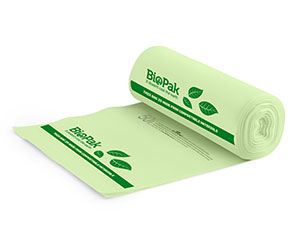 80L Bin Liner Green - BioPlastic