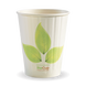 12oz Coffee Cup Leaf (90mm) Double Wall - BioPak