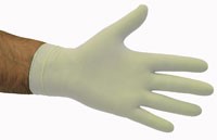 White Economy Latex Gloves PF Box 100 Small - Selfgard