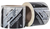 CORROSIVE 8 printed labels on a roll (500 labels/roll) - Pomona