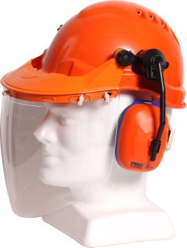 Hard Hat Combo with Clear Visor available with any TN1R Hard Hat - Esko