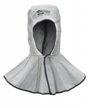 FUSION Welders Cap/Snood Grey leather - Esko