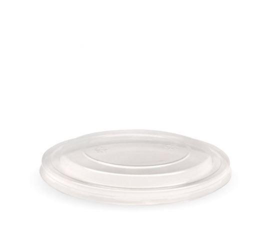 500-1,000ml Kraft BioBowl PET lid - clear - BioPak