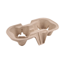 2 Cup Carrier Tray - FSC® RECYCLED - Ecoware