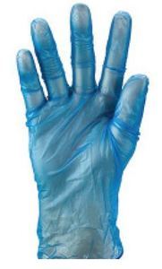 Vinyl Gloves PowderFree Blue SMALL - Matthews