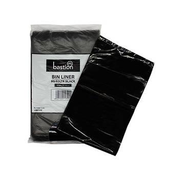 Bin Liner Black 80 Litre - Bastion 