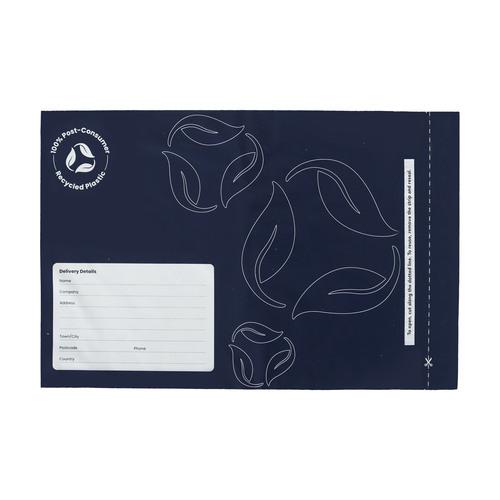 Courier Bags A4 Recycled Resealable Pack 50 - Ecobags