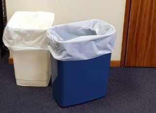 Bin Liners/Rubbish Bags 700X900+50-25 TOT WHITE GARB.WRAPPED 50s - Flexoplas
