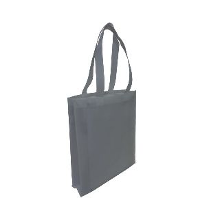 Non-Woven Tote Bag with Gusset - GREY - Ecobags