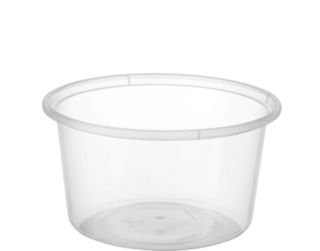 MicroReady' Round Takeaway Containers 16 oz, Clear - Castaway