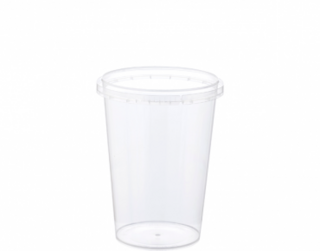 Locksafe' Small Round Tamper Evident Containers, 400 ml - Castaway