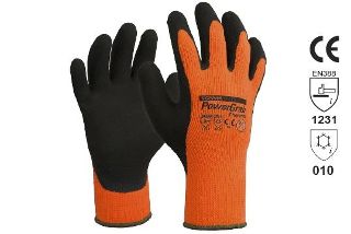 "PowerGrab Thermo" Thermal Lined Polycotton Glove, Size 9 - Esko