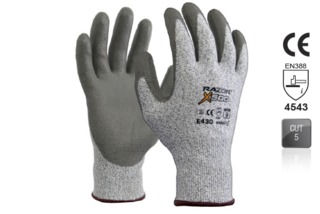 TOUCHLINE™ 'OpenSide', Nitrile 1/2 dip Foam coat on Spandex, Size 9 - Esko