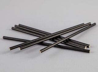 Regular Black Paper Straw - Coastal