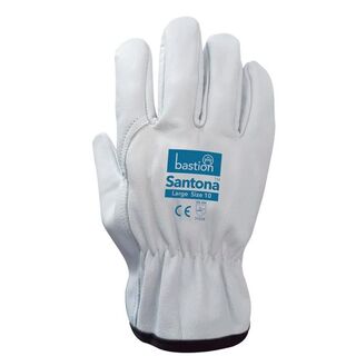 Cow Grain Natural Leather, Riggers Glove Santona Medium - Bastion