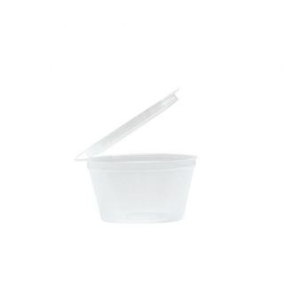 50ml Polypropylene Sauce Cup with Lid - Emperor