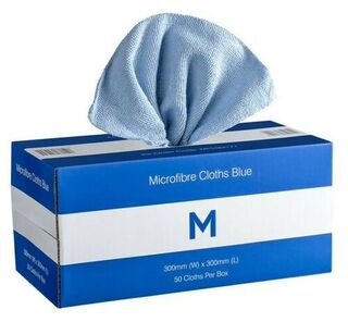 Dispenser Microfibre Cloth Blue 300 x 300mm - Matthews
