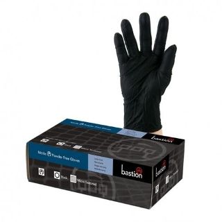 Nitrile Black Powderfree Small - Bastion